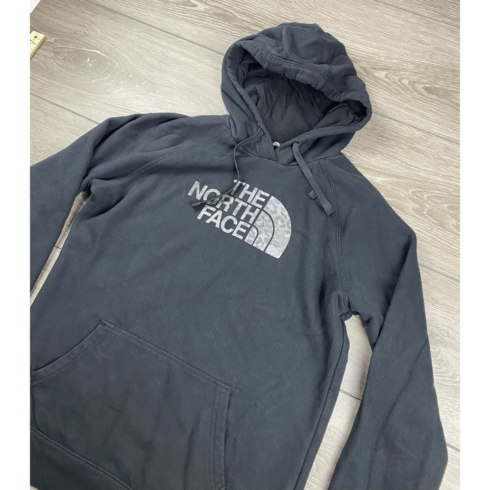 The North Face Women's Half Dome Logo Cheetah Print Hoodie Black Size XL